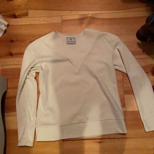 Dudley Stephens Terry Off-White Pullover - Size S